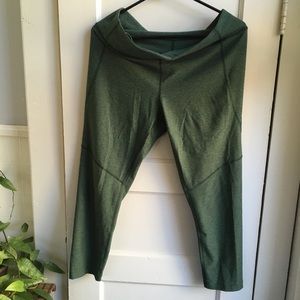 Outdoor voices warmup leggings hunter green XL